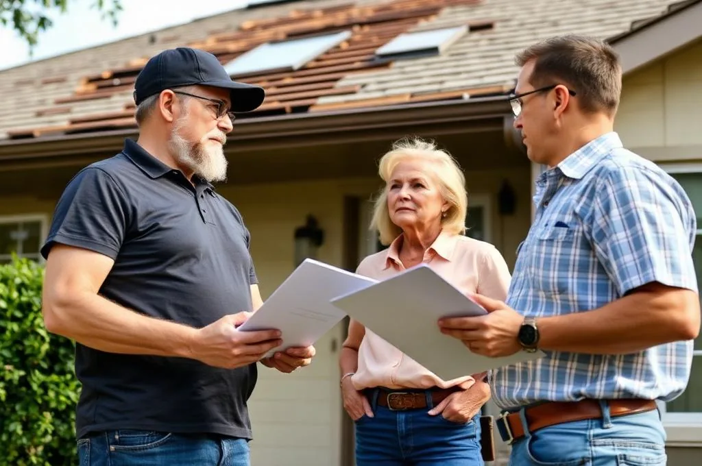 Roof inspection documentation by Flying Cow Roofing in North Dallas